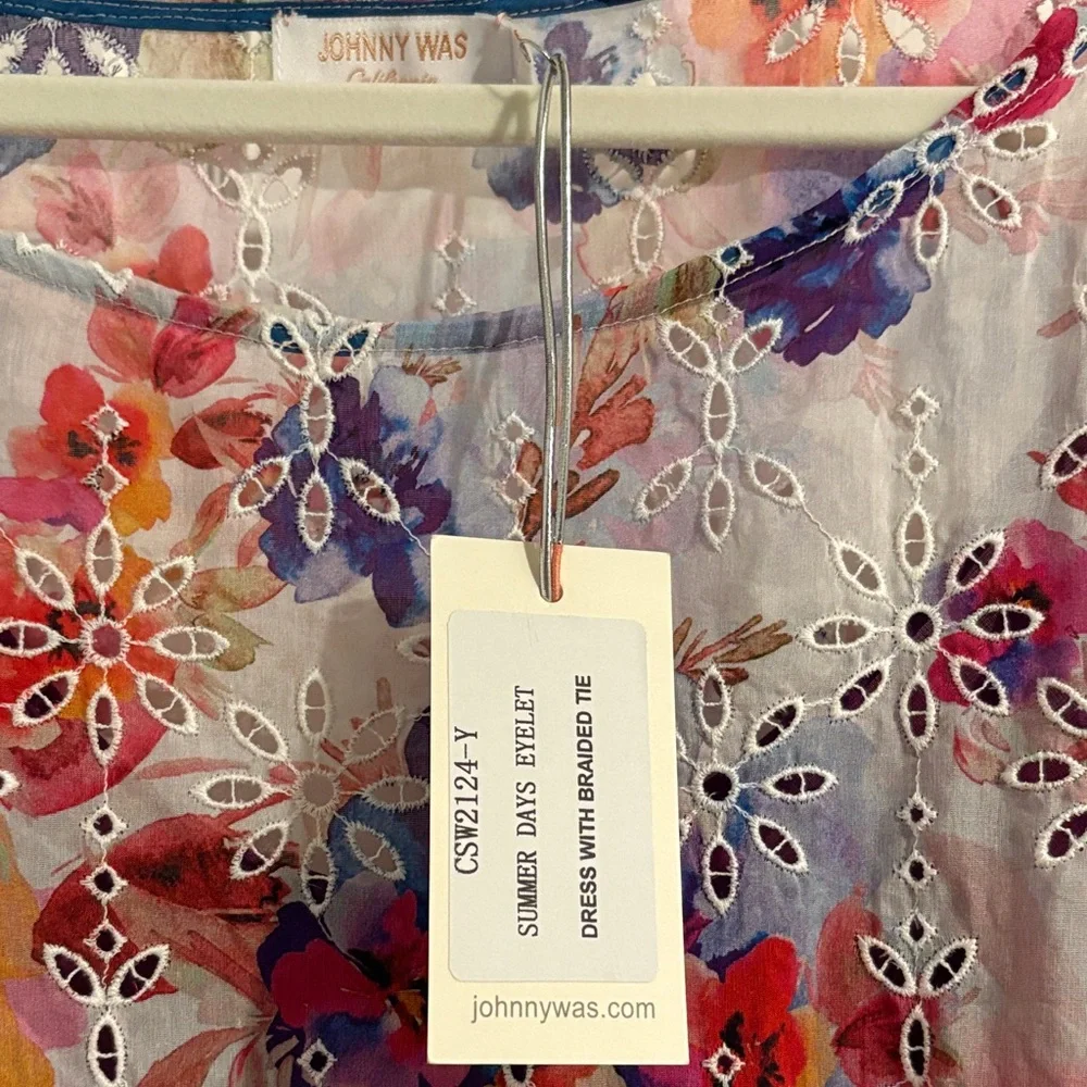 Johnny Was Summer Days Eyelet Dress - Picture 5 of 9